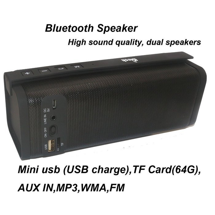 Loud Bluetooth Speakers, Srround Sound Portable Tech Bluetooth Speakers with Bass for Warehouse Office and Home N6