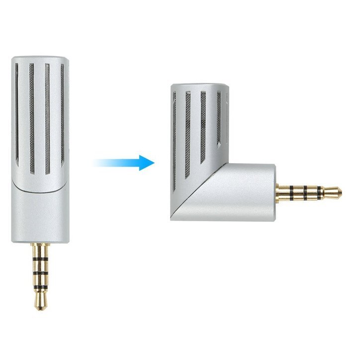 Koolertron Mini Condenser Microphone for Mobile Phone Interviewing Recording Support Plug-and-play for iPhone... N24