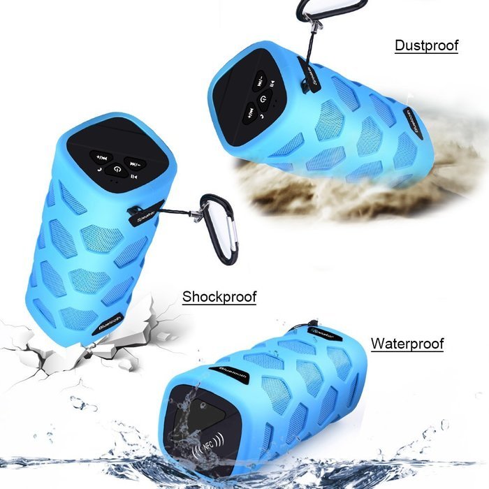Barsone Bluetooth Speaker V4.0 with 4000mAh Power Bank 2 in 1 NFC Wireless Portable Speaker Super Bass HD Sound... N18