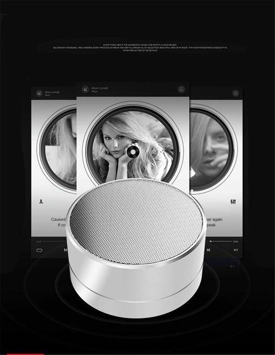 [ Portable Mini Speaker ] Shulan- global Ultra Wireless Bluetooth Stereo Bass Speaker,TF Card Subwoofer, Volume... N12