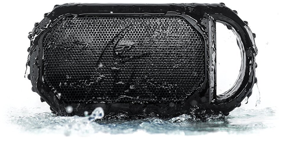 ECOXGEAR Ecostone Portable Outdoor Bluetooth Speaker - Retail Packaging - Red N16