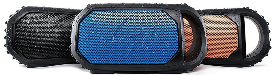 ECOXGEAR Ecostone Portable Outdoor Bluetooth Speaker - Retail Packaging - Red N18