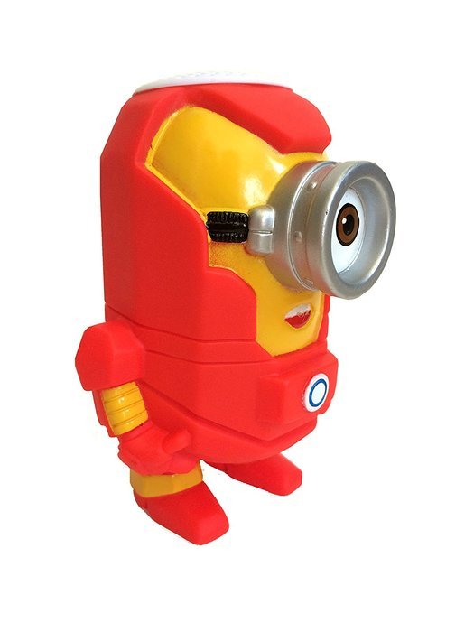 New Iron Man Wireless Bluetooth Speaker Mini Portable Children Style LED Light Speakers Stereo Music Player Support... N5