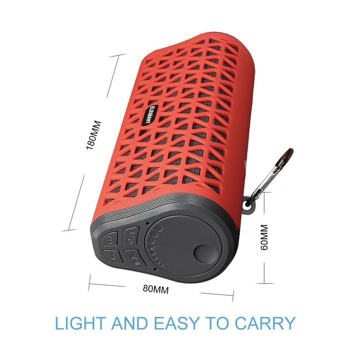 Bluetooth Speakers, ELEGIANT Portable Wireless Stereo Speaker Outdoor Speaker for Computers & Smartphones, High-Definition... N14