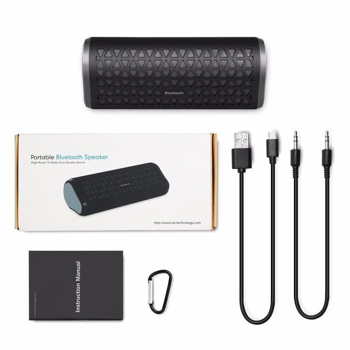Bluetooth Speakers, ELEGIANT Portable Wireless Stereo Speaker Outdoor Speaker for Computers & Smartphones, High-Definition... N27