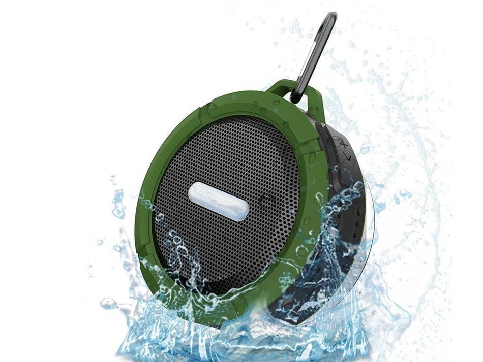 Enegg Mini Portable Sport Wireless Bluetooth Waterproof Outdoor & Shower Speaker With Hands Free Calls for iPhone...