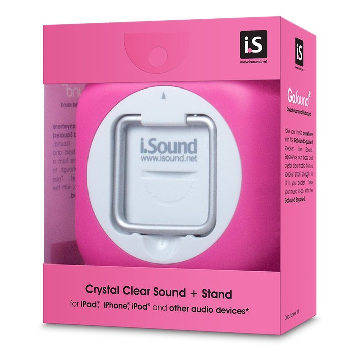 iSound GoSound Squared Speaker (pink) N3