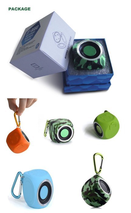 Wellvoo Portable wireless bluetooth speaker water proof rechargeable loudspeaker soundbox for outdoor sports bicycling... N2