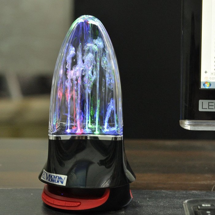 ECVISION Wireless Bluetooth Colorful LED Music Fountain Dancing Water Speakers Portable Mini Music Subwoofer Speaker... N2