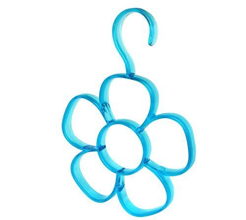 Interbusiness Flower Scarf Holder Organization Towel Hanger, Rose N7
