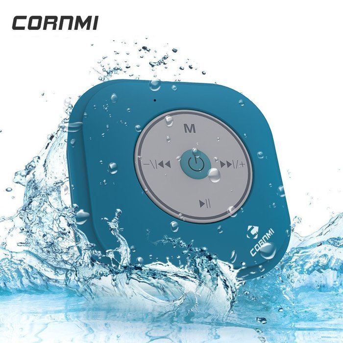 Portable Waterproof Bluetooth Shower Speaker, Wireless Shockproof Stereo Speakerphone, Unlimited Music, FM Radio... N5