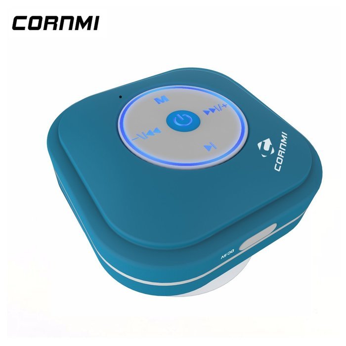 Portable Waterproof Bluetooth Shower Speaker, Wireless Shockproof Stereo Speakerphone, Unlimited Music, FM Radio... N9
