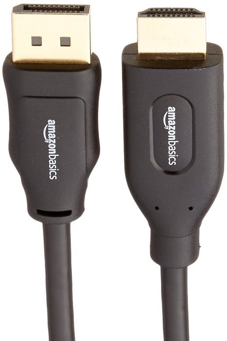 AmazonBasics DisplayPort to HDMI Cable - 6 Feet N3