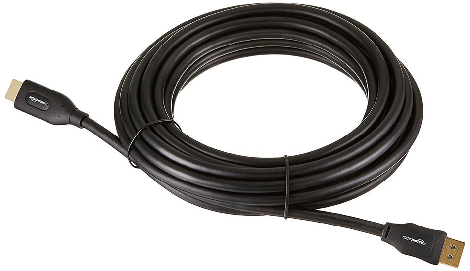 AmazonBasics DisplayPort to HDMI Cable - 6 Feet N9