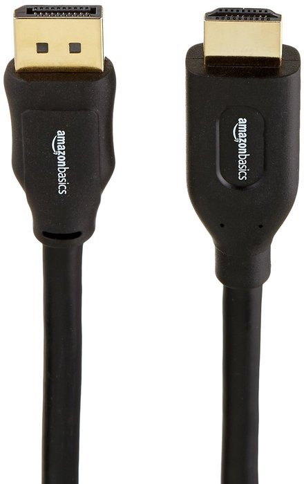 AmazonBasics DisplayPort to HDMI Cable - 6 Feet N12