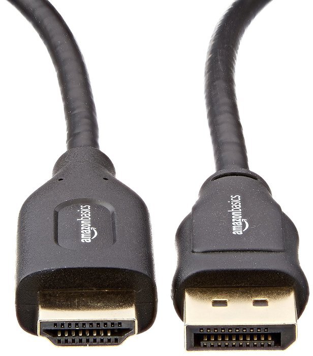 AmazonBasics DisplayPort to HDMI Cable - 6 Feet N15