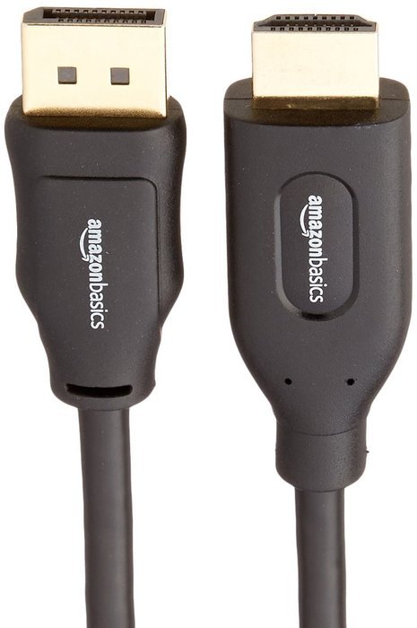 AmazonBasics DisplayPort to HDMI Cable - 6 Feet N16