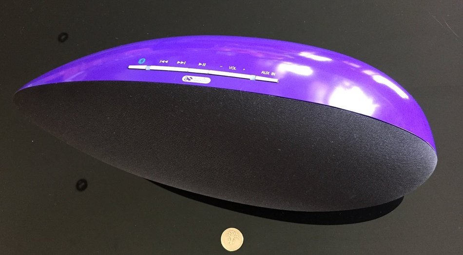 Acoustic Solutions Bluetooth Wireless Speaker Purple for Bluetooth Devices N5