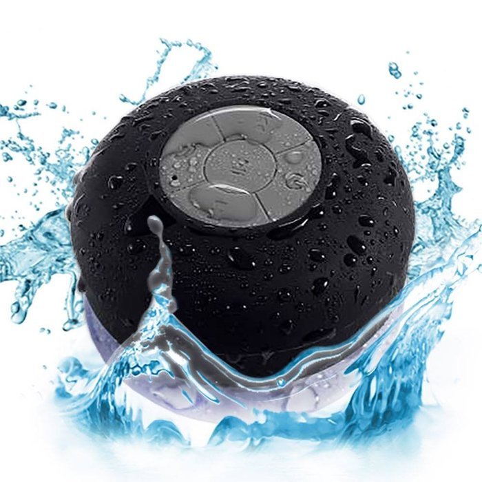 WETbeatz Waterproof Bluetooth Speaker, IPX4 Rating, Speakerphone with Built-in Mic, and Dedicated Suction Cup...
