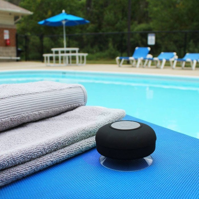 WETbeatz Waterproof Bluetooth Speaker, IPX4 Rating, Speakerphone with Built-in Mic, and Dedicated Suction Cup... N3