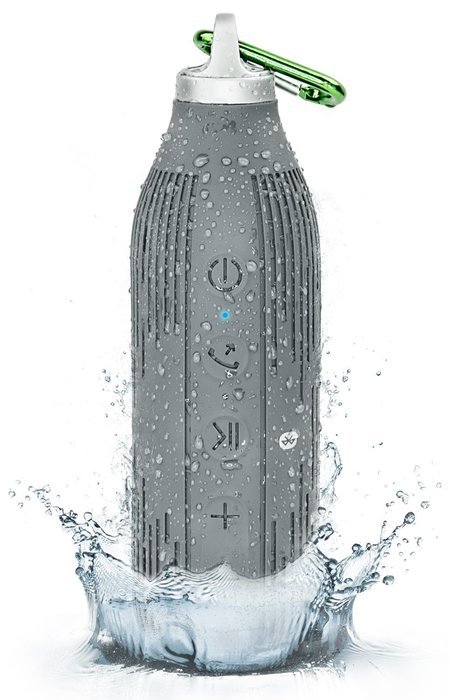 Turcom SoundSport Rugged Bluetooth 4.0 Wireless Outdoor Speaker, Microphone, 15 hours playback (Water-Resistant... N4