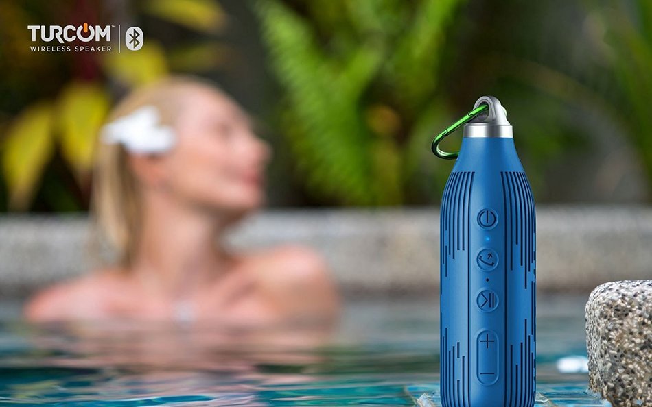 Turcom SoundSport Rugged Bluetooth 4.0 Wireless Outdoor Speaker, Microphone, 15 hours playback (Water-Resistant... N14