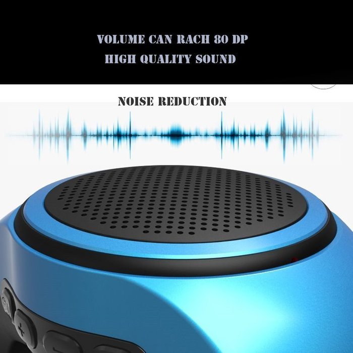 Seekermaker Wireless Bluetooth Speaker Watch,Support Micro Memory Card Outdoor Cycling Motion Pictures Mini Bluetooth... N6