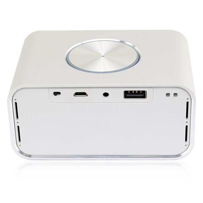 eGenPlus Wireless Multi-function Stereo Bluetooth Speaker with Power Bank, NFC and Hands-free Telephone(silver)
