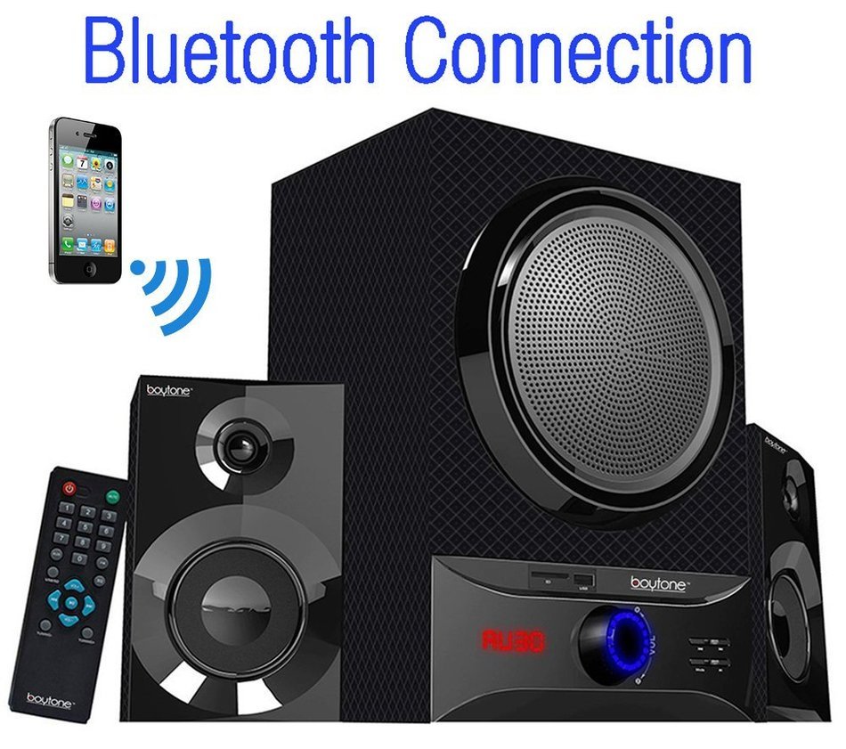 Boytone BT-209FD Wireless Bluetooth Main unit, Powerful Sound & Bass, 30 watt, excellent clear sound & FM radio...