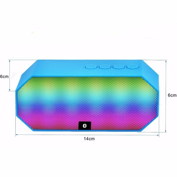 Bluetooth Speaker,ELEGIANT Portable Wireless Stereo Speaker with LED Lights, Build-in Microphone Support Hands-free... N3