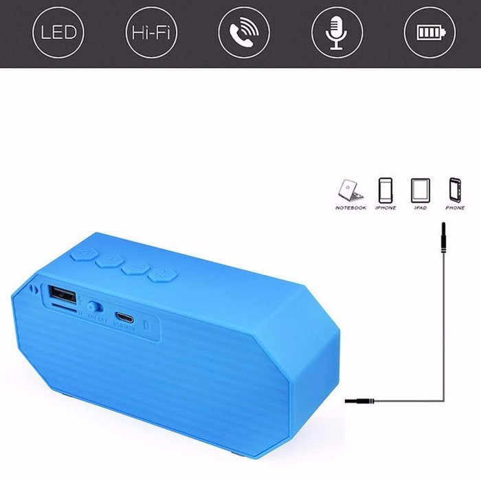 Bluetooth Speaker,ELEGIANT Portable Wireless Stereo Speaker with LED Lights, Build-in Microphone Support Hands-free... N8