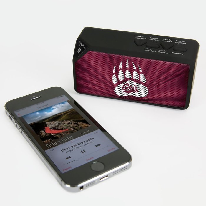 NCAA Montana Grizzlies BX-100 Bluetooth Speaker, Black N3