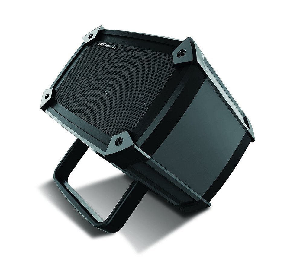 Sharper Image Rugged & Durable Bluetooth Speaker, Portable & Rechargeable (Black) N2