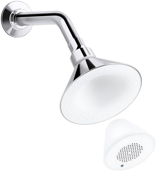 Kohler K-9246-0 Moxie Acoustic Wireless Speaker, White N2