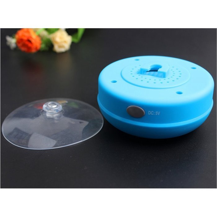 MACOX Bluetooth Speaker,Mini Sucker Bluetooth Speaker Waterproof, Wireless, Handsfree, with Suction Cup (Blue) N5