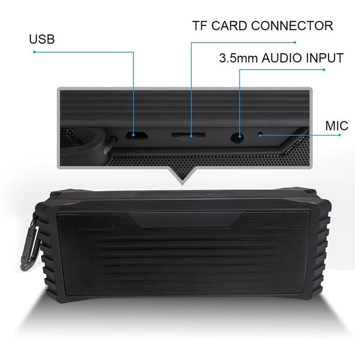 Rayhome Wireless Bluetooth Speaker V2 HD Bass 44mm Dual Driver (20W) 2600mAh Outdoor Portable Ultra-Loud Stereo... N3