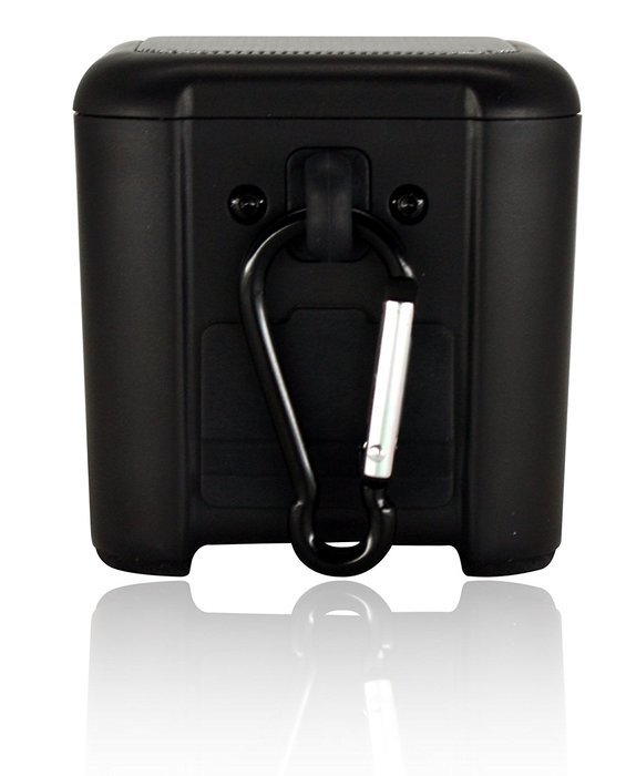 Riptide Outdoor Waterproof Bluetooth Speaker with Carabiner Loop (Gray) N5