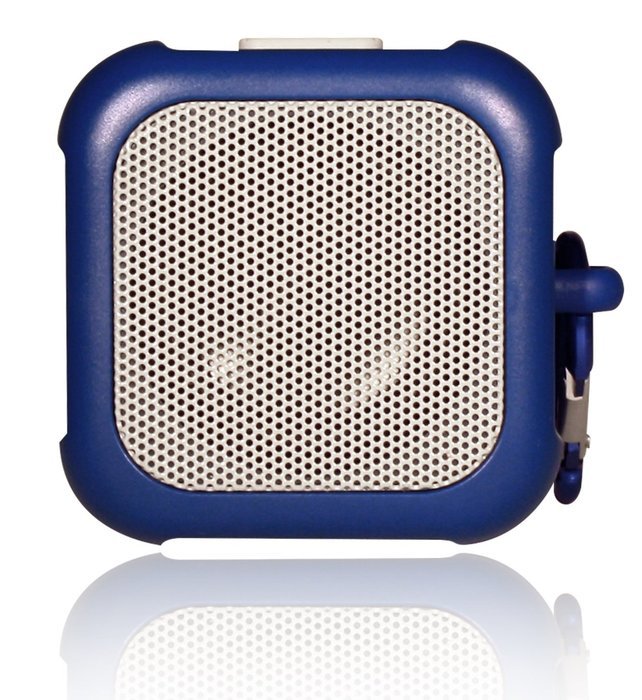 Riptide Outdoor Waterproof Bluetooth Speaker with Carabiner Loop (Gray) N9