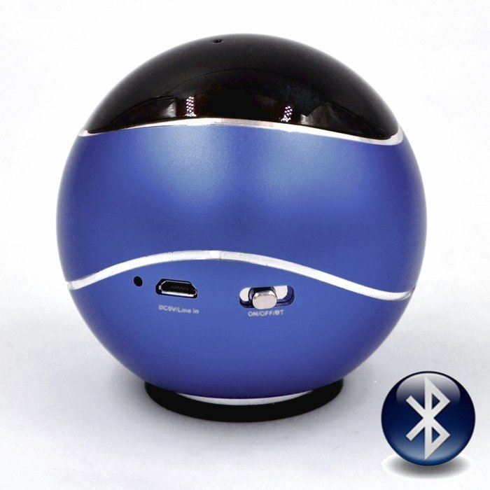 Vibe-Tribe Orbit Yale Blue: 15 Watt Bluetooth Vibration Speaker with Hands Free N4