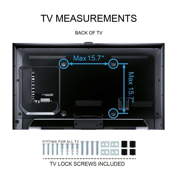 Fitueyes Swivel Floor tv stand with mount and two shelves for 32-50" Sony/ Samsung /LG/ Vizio TV TT206501GB N5