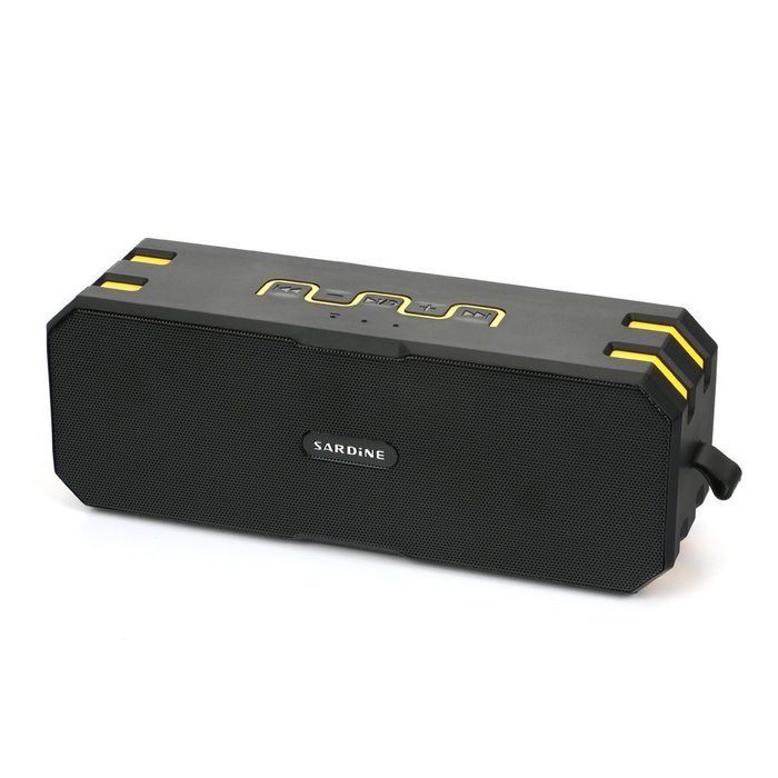 SARDINE F4 Base 12w Output Power Waterproof Bluetooth Wireless Speaker, PowerBank, Hands-free Calling, Bulit-in... N3
