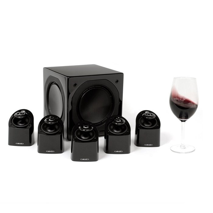 Mirage MX 5.1-Channel Miniature Home Theater Speaker System (Set of Six, Black) (Discontinued by Manufacturer) N2