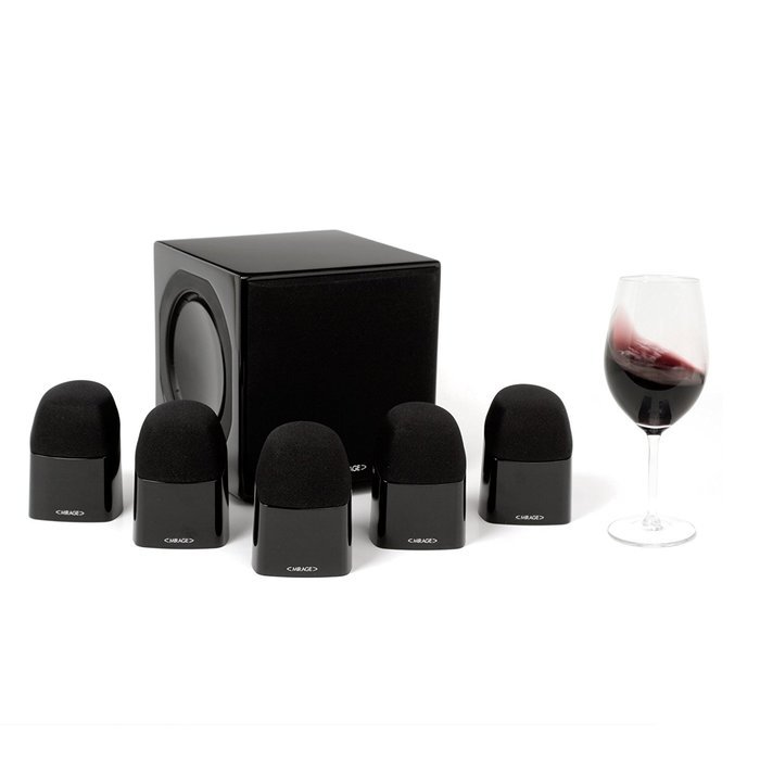Mirage MX 5.1-Channel Miniature Home Theater Speaker System (Set of Six, Black) (Discontinued by Manufacturer) N3