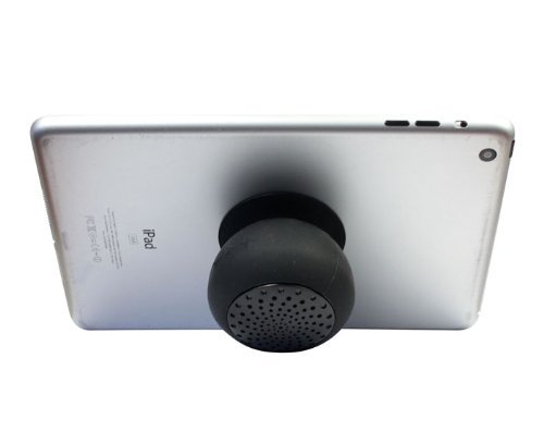 ZPS Hot Salemini Mushroom Bluetooth Speaker Wireless Hands Free Waterproof Silicone Suction (black) N2