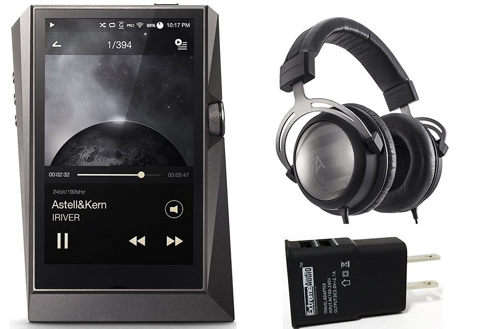 Astell&Kern AK380 Ultimate High Fidelity Portable Music Player with AK-T5P Special Edition Balanced Headphones...