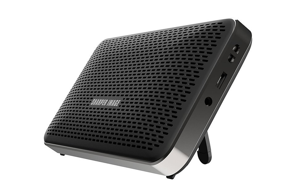 Sharper Image SBT624BK Super Slim Wireless Bluetooth Speaker, Super Light Weight (Black)