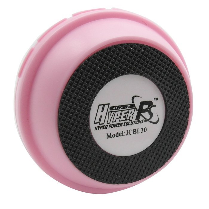 HyperPS - M-30 White - Bluetooth Mini Speaker with LED Night Light - Supporting Micro SD Card slots & Microphone... N16