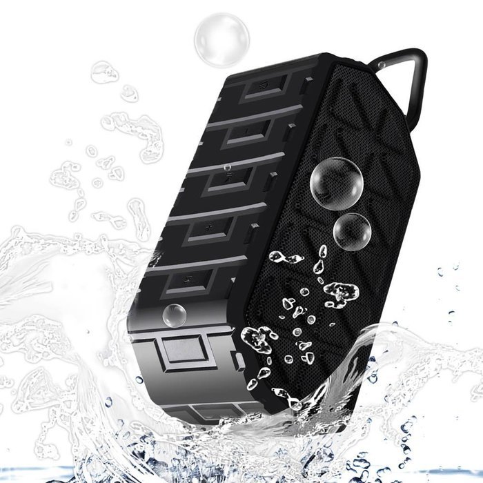 IP66 Portable Speaker Shockproof Waterproof Dustproof Wireless Bluetooth Speaker Sports Outdoor Shower Portable...