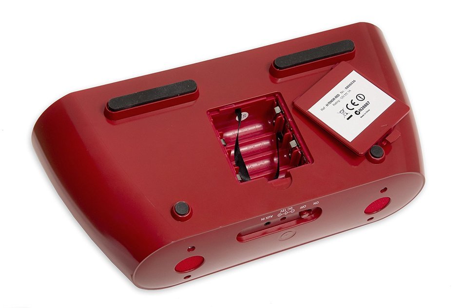 Syba Durable Portable Bluetooth Speaker w/ Auto Pairing- Red - SY-SPK23055 N12