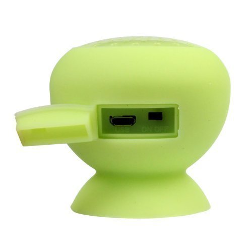 Sunbeauty&reg; Waterproof Mini Mushroom Wireless Bluetooth Speaker(green) N2